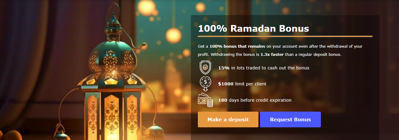 100% Ramadan Bonus
