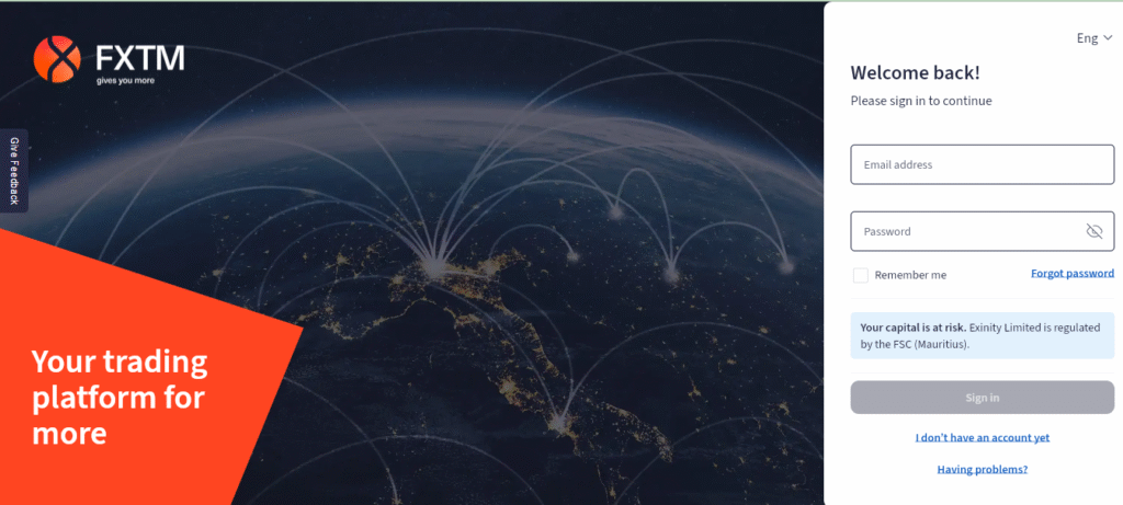 your trading platforms